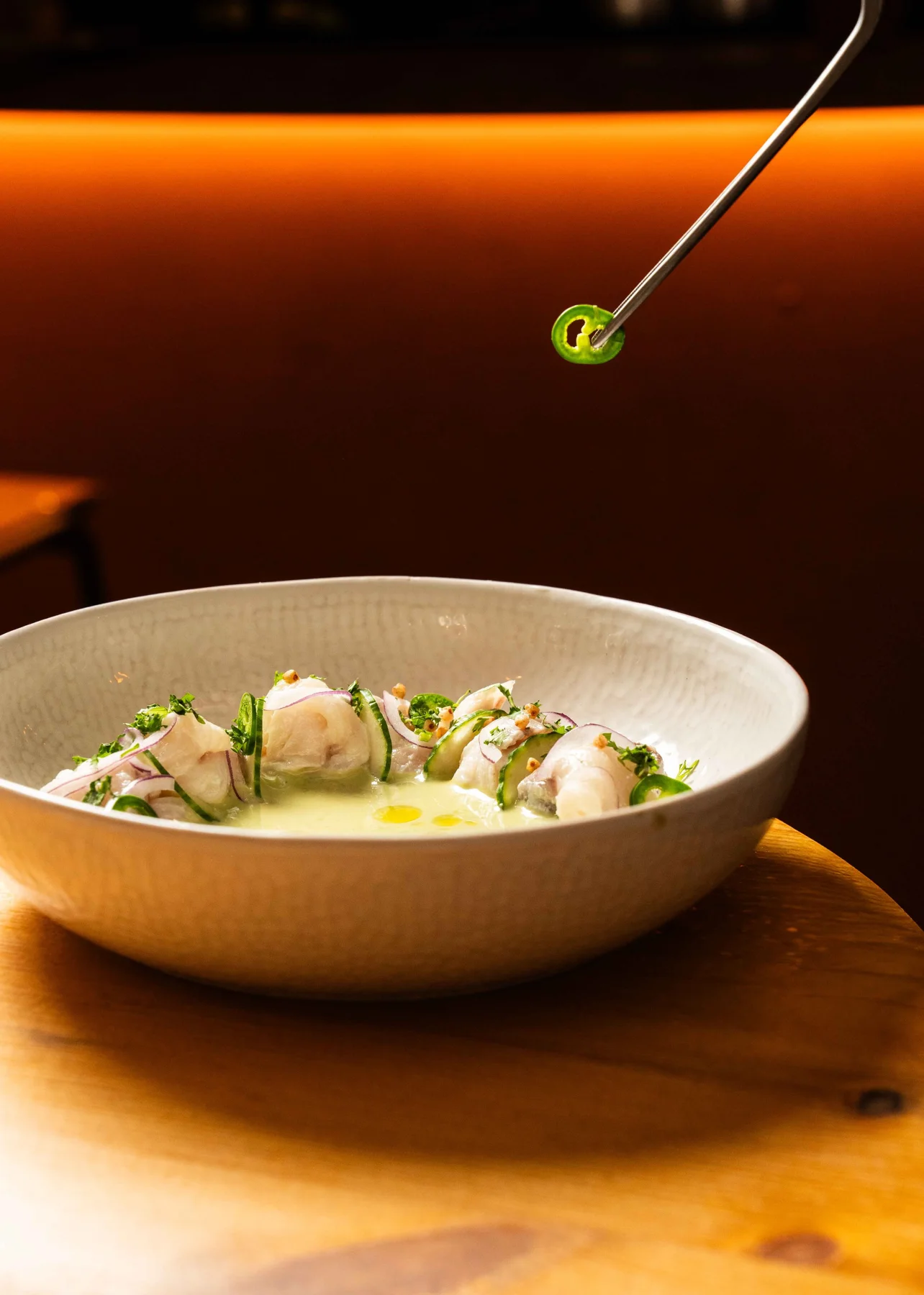 A dish prepared at Copal